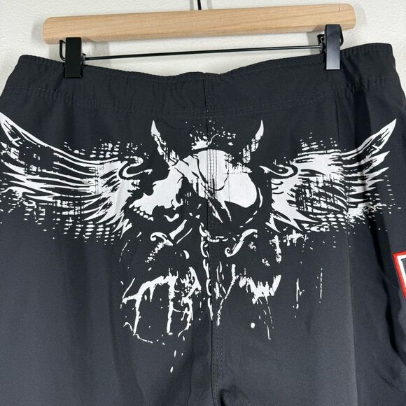 Vintage Brock Lesnar DeathClutch WWE MMA Shorts Men’s Size 34 RARE - Picture 7 of 9